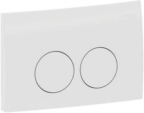 Plaque d'impression Geberit delta-25 blanche