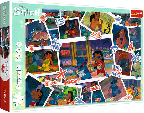 Trefl puzzle Lilo et Stitch doux souvenirs - 1000 pièces Disney.