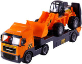 Camion cavallino avec remorque, échelle 1:16
