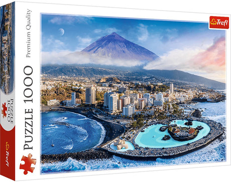 Trefl puzzle paysage de Tenerife - puzzle 1000 pièces adultes.
