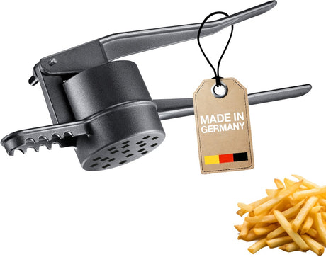 Westmark fries press black edition – churro press, potato press with special coating for extra grip – for potatoes, churros and fries – anthracite, 41 cm