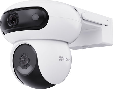 Caméra de sécurité extérieure Ezviz h90 dual 2k+ - Pan inclinable à 360° - mode patrouille - détection humaine de défense active - assistant google alexa - suivi IA - pas de frais mensuels