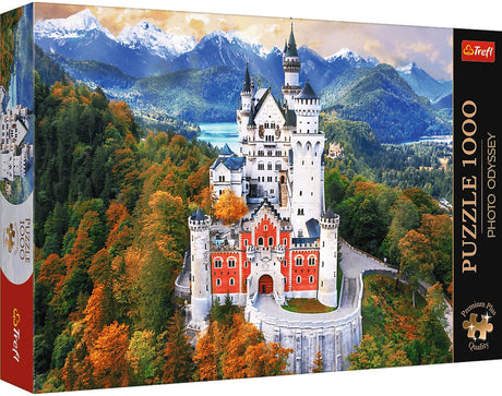 Puzzle Trefl 1000 pièces - Château de Neuschwanstein Allemagne Premium Plus.