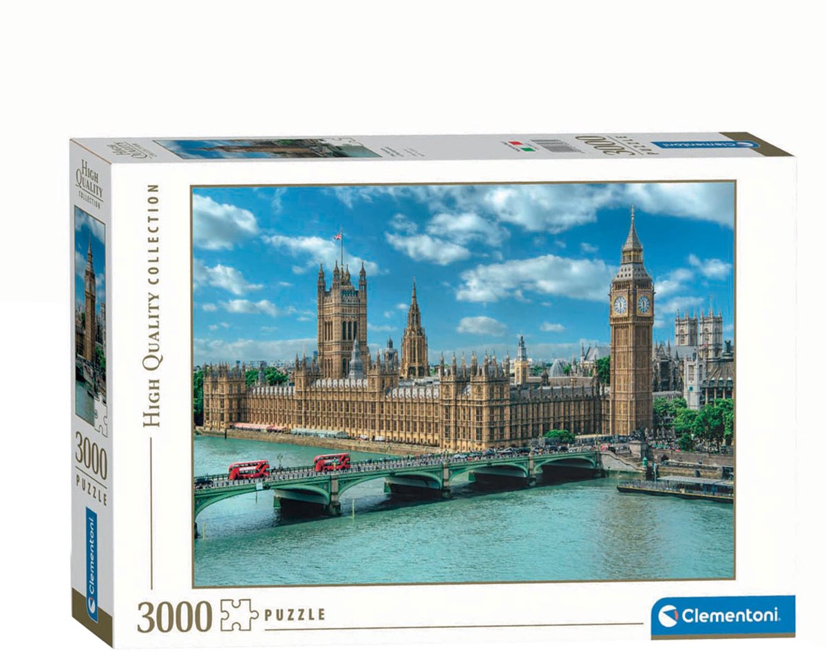 Clementoni puzzle maisons du parlement, 3000 pcs.