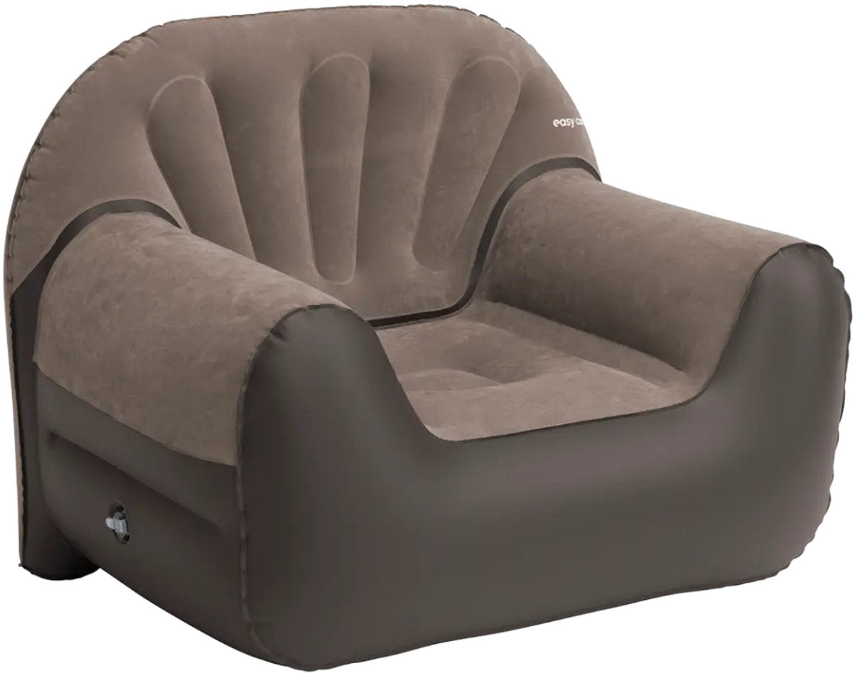 Easy Camp – fauteuil de camping gonflable en érable, marron