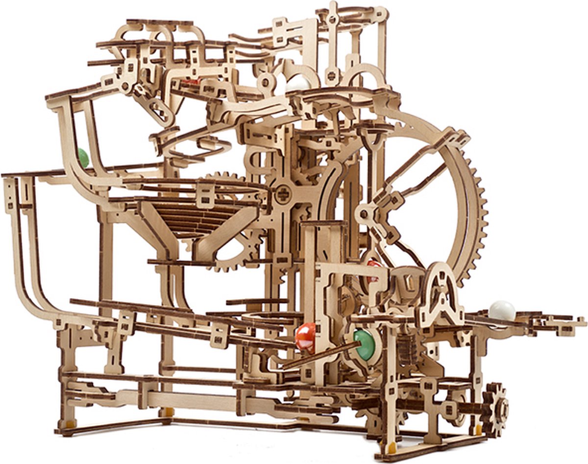 Modèle 3D en bois Ugears - palan sur rail en marbre 355 pièces