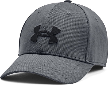 Casquette homme Under Armour m blitzing low adj-grey - gris pitch - noir