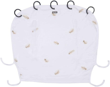 Dooky housse universelle pare-soleil poussette - protection UV pour votre enfant - poussette pare-soleil - plume
