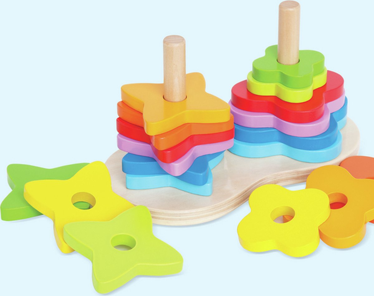HAPE Empile Tower Regenboog