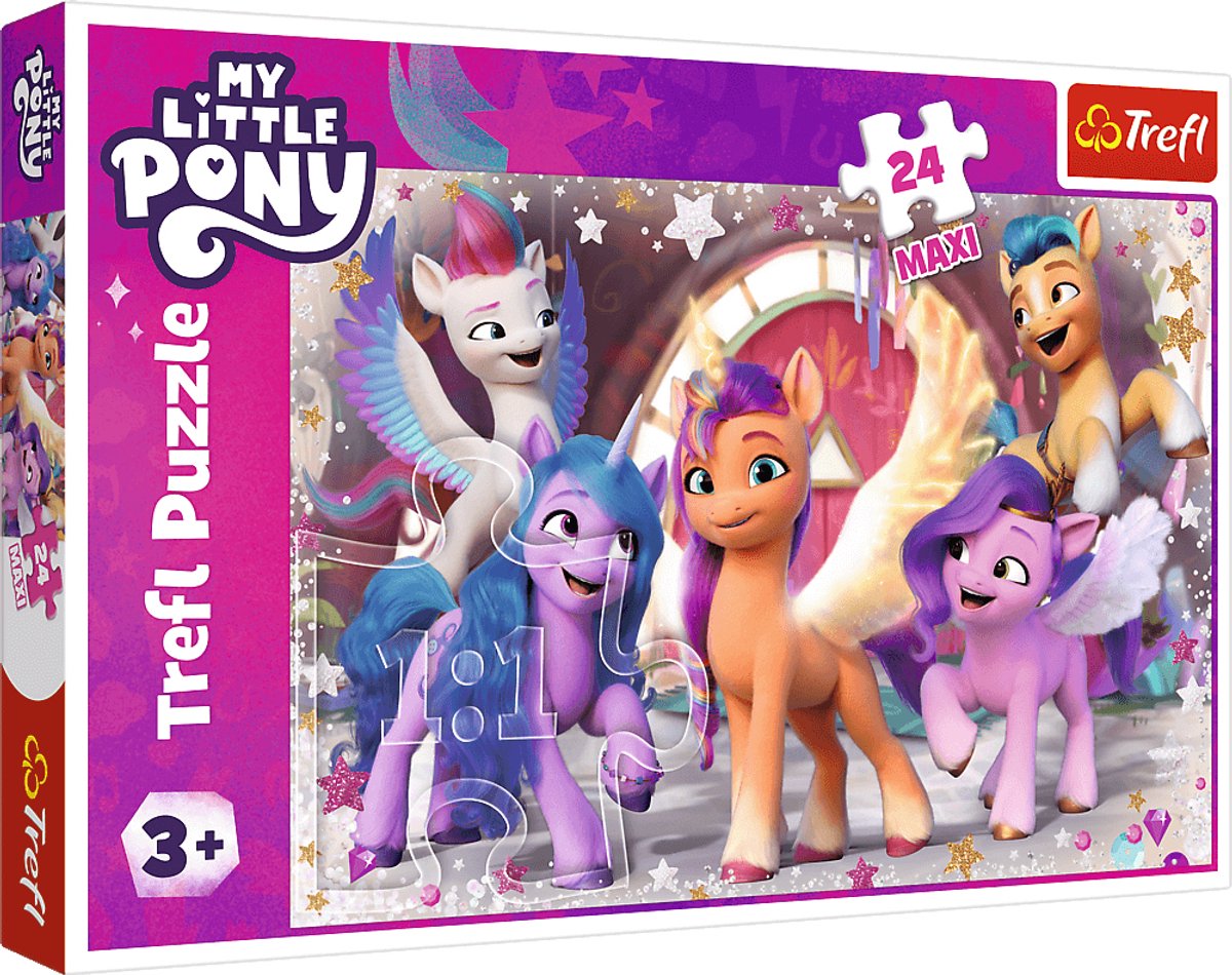 Trefl maxi puzzle mon petit poney - 24 pièces - à partir de 3 ans