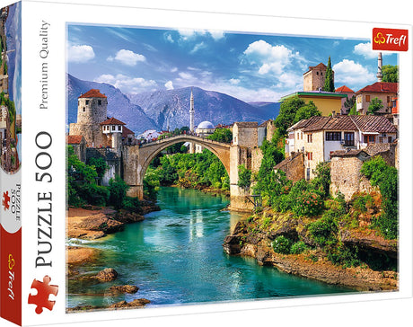 Puzzle Vieux pont de Trefl à Mostar - 500 pièces