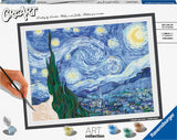 Ravensburger Creart Peinture par numéros – La nuit étoilée Van Gogh