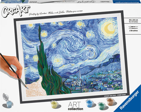 Ravensburger Creart Peinture par numéros – La nuit étoilée Van Gogh