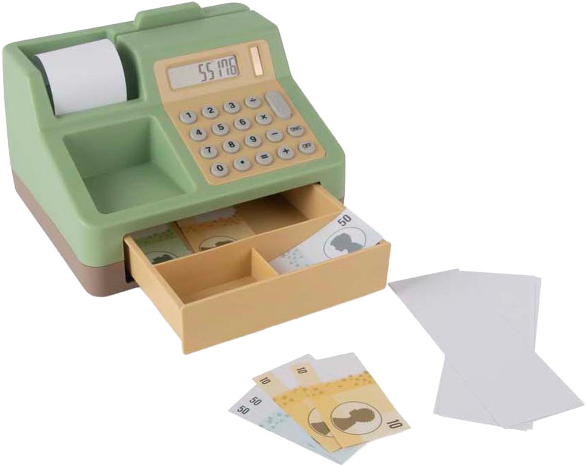 Coffret caisse enregistreuse Dantoy avec calculatrice solaire