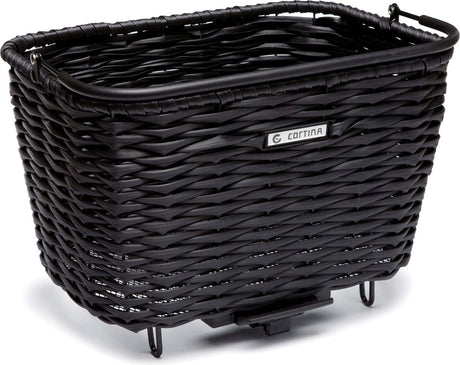 Cortina panier Lyon (mik) 24l noir 34x24x22cm