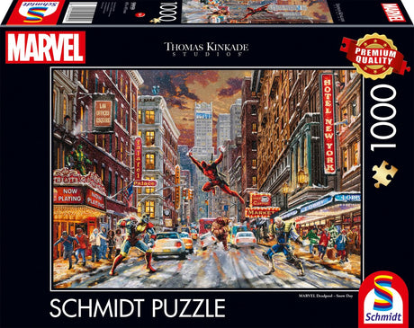 Schmidt - puzzle - merveille - Deadpool, Snow Day - Thomas Kinkade Studios - 1000 pièces - adultes - à partir de 12 ans