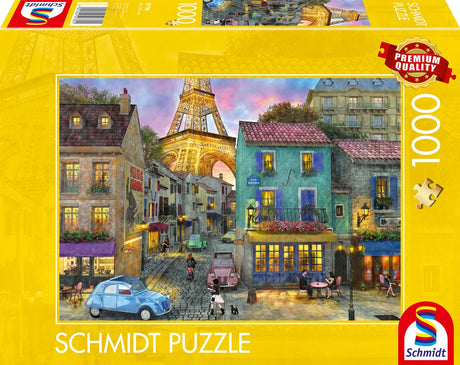 Schmidt - puzzle - dans les rues de Paris - 1000 pièces - adultes - à partir de 12 ans