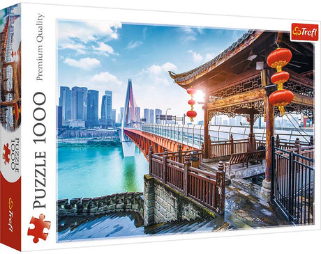 Puzzle Trefl 1000 pièces - Chongqing Chine puzzle adultes.