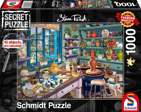 Schmidt - puzzle - atelier d'artiste - Steve Read - 1000 pièces - adultes - à partir de 12 ans