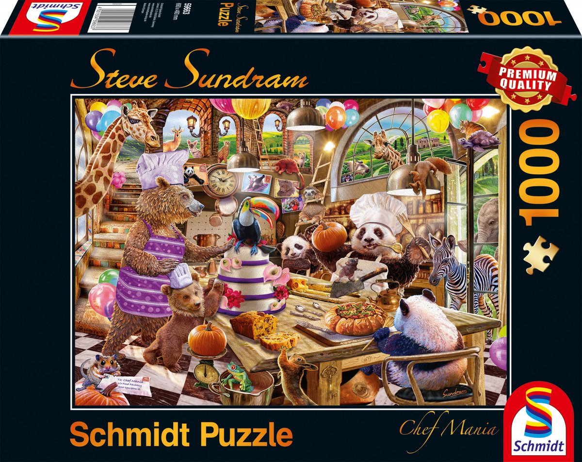 La manie du chef Schmidt, puzzle de 1000 pièces