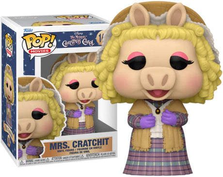 Funko les muppets - le chant de Noël des Muppet pop ! figurine collector miss piggy 9 cm - multicolore