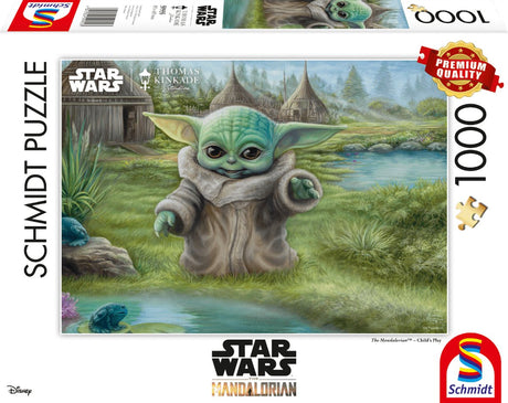 Schmidt joue au puzzle Schmidt Star Wars - le Mandalorien - 1000 pièces - puzzle.