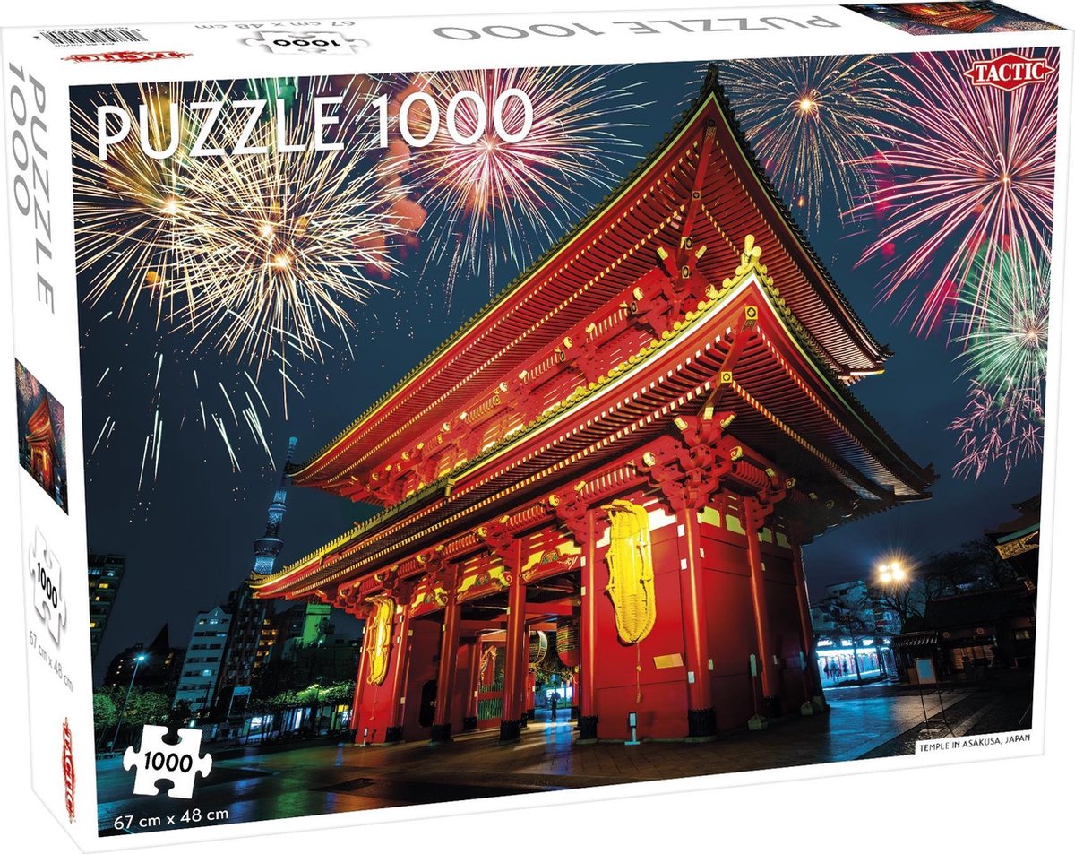Puzzle tactique Temple à Asakusa, Japon 1000 pièces