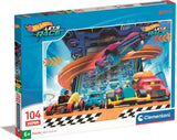 Clementoni Jigsaw Puzzle Super Color Hot Wheels II, 104st.