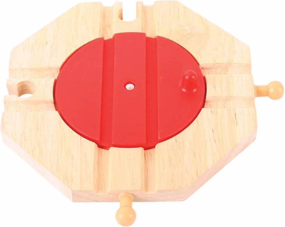 Bigjigs Wooden Rails - 4 -Direction Turton