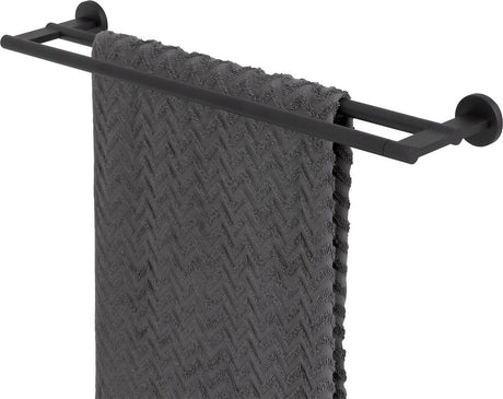 Porte-serviettes Tiger midi double - noir