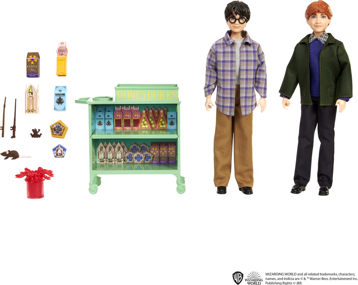 Harry Potter - Harry et Ron dans le Poudlard Express - figurine de jeu