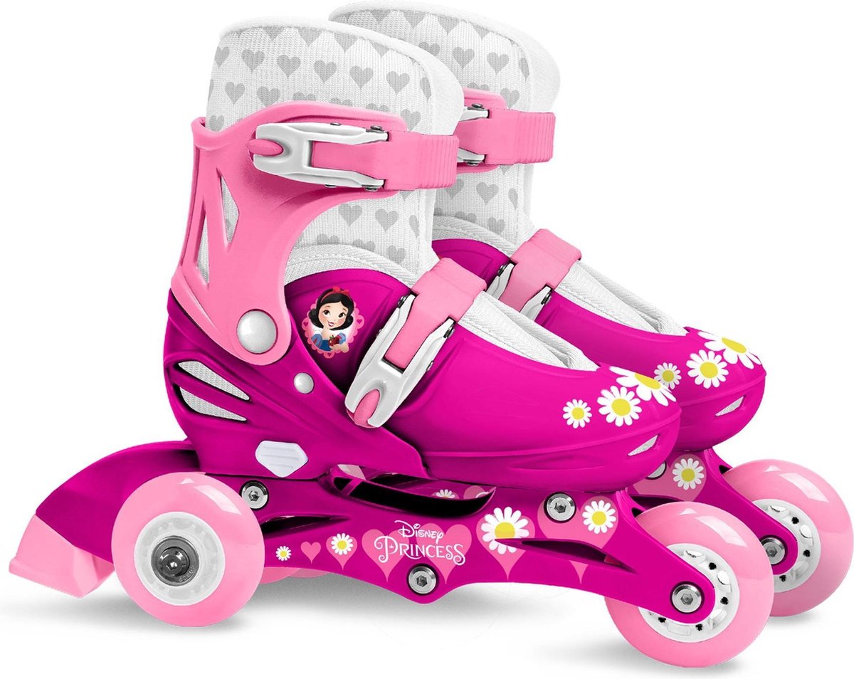 Princess patins à roues alignées hard boot rose taille 27-30