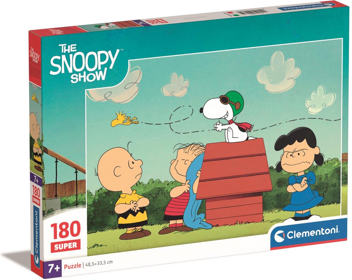 Clementoni puzzle cacahuètes Snoopy, 180 pcs.