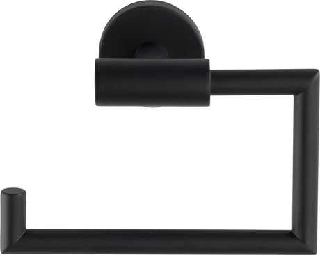 Wenko Porte-rouleau de papier toilette Bosio en acier inoxydable noir mat - Porte-rouleau de papier toilette - Porte-papier toilette