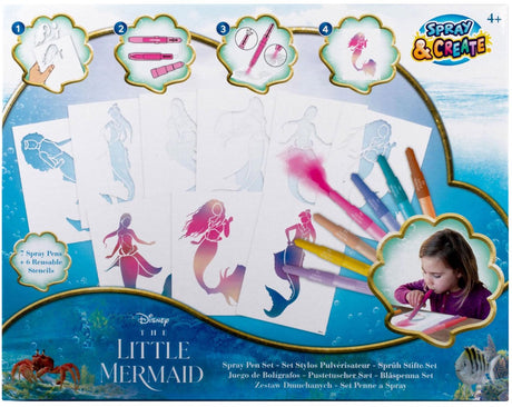 Coffret stylo souffleur Canenco la petite sirène