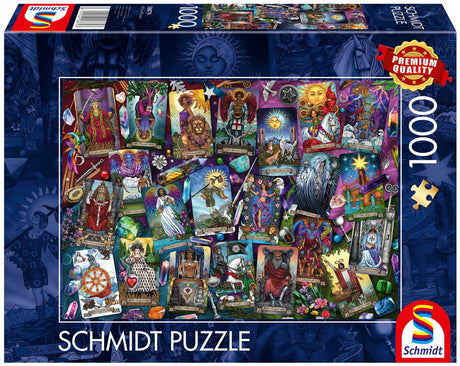 Schmidt - puzzle - cartes de tarot mystérieuses - 1000 pièces - adultes - à partir de 12 ans