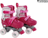 Street Rider Roller Skates rose réglable, taille 31-34