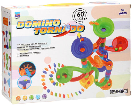 Piste de billes Domino tornado, 60 pcs.