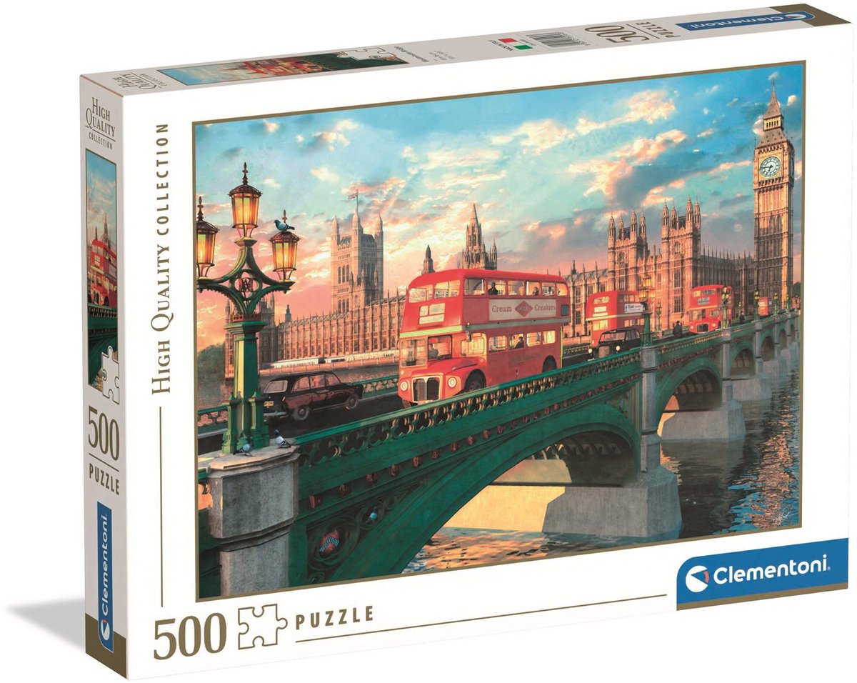 Clementoni puzzle London Bridge, 500 pcs.