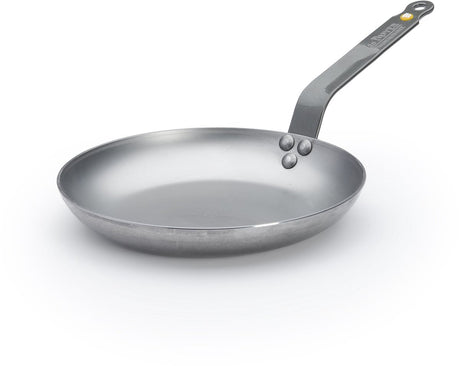 Poêle à omelette Debuyer de Buyer Mineral B 24 cm - Poêle en tôle d'acier - Sans PFA - Compatible induction - Fabriquée en France
