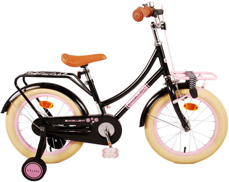 Volare Excellent vélo pour enfants - Girls - 16 pouces - noir - 95% assemblé