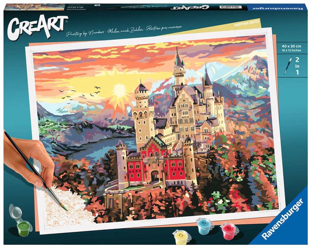 Ravensburger Creart Painting au numéro - Fairytale Castle