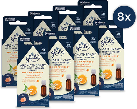 Recharge pour diffuseur de brume fraîche d'aromathérapie Glade pur bonheur