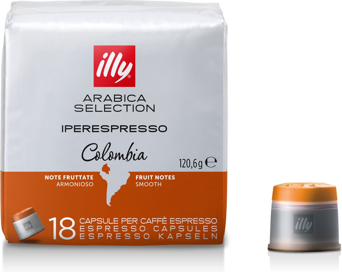 Illy - café iperespresso colombie 18 capsules
