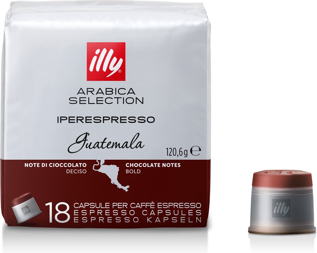 Illy - café iperespresso guatemala 18 capsules