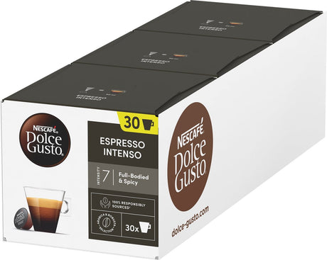 Nescafé dolce gusto capsules espresso intenso - 90 tasses à café pour 90 tasses de café
