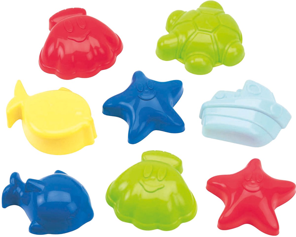 Moules à sable Ecoiffier océan, 8 pcs.
