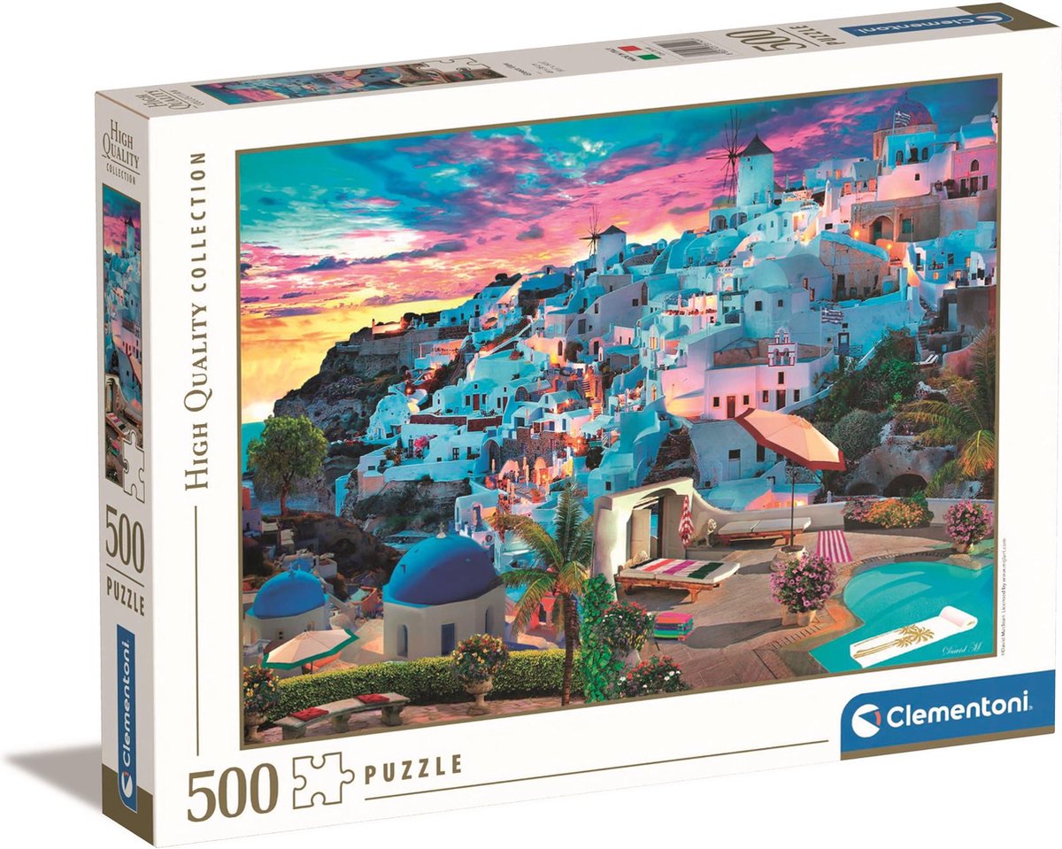 Clementoni Jigsaw Puzzle Greece View, 500st.