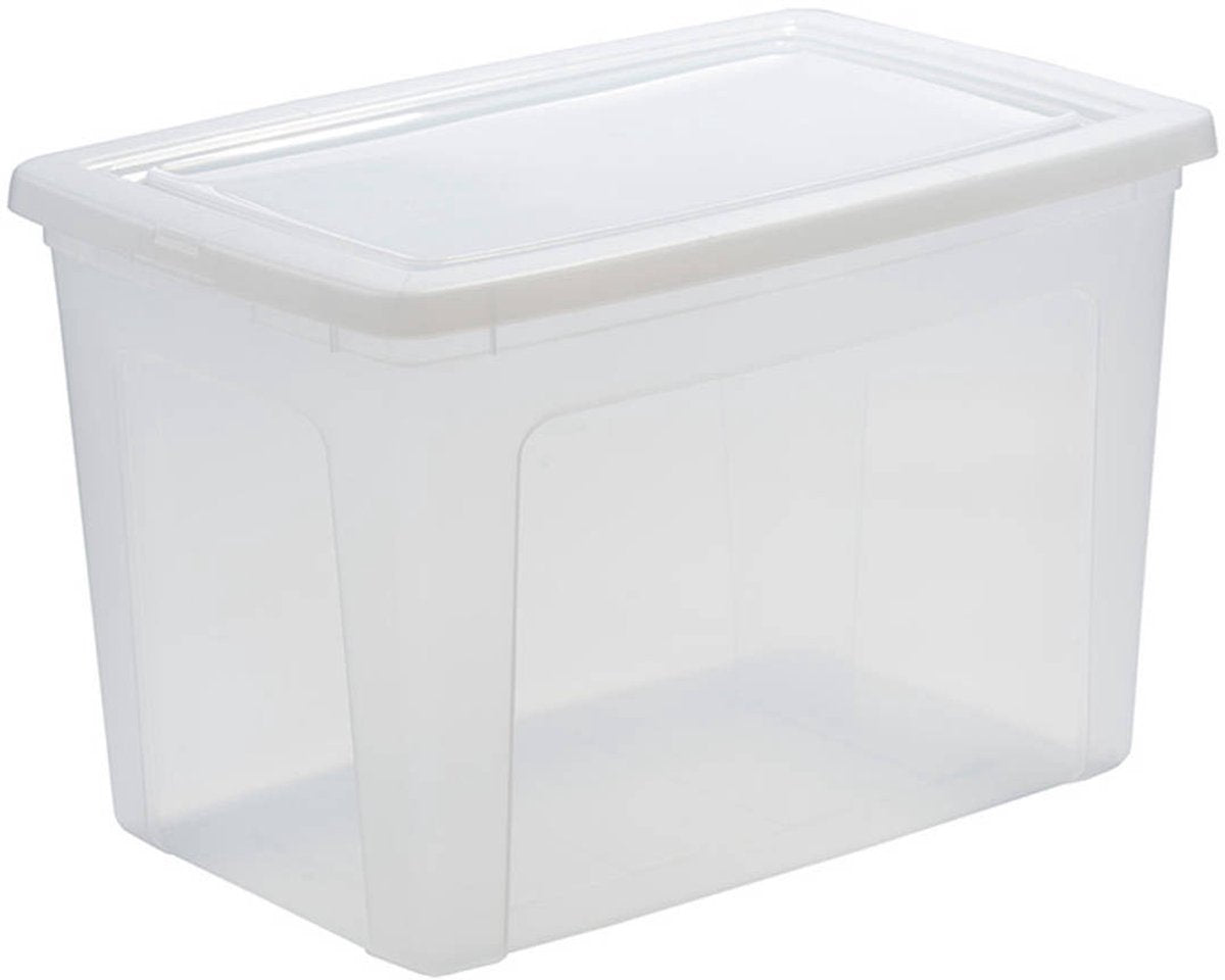 Poubelle de rangement Iris 70l 39,5x59,5x37,8 cm avec couvercle