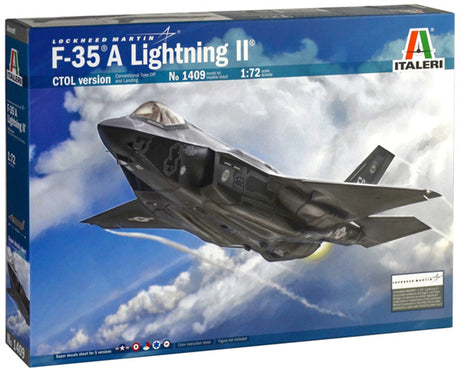 Maquette avion Italeri - 1409 f-35 a Lightning ii ctol version plastique - 1:72 - modélisme